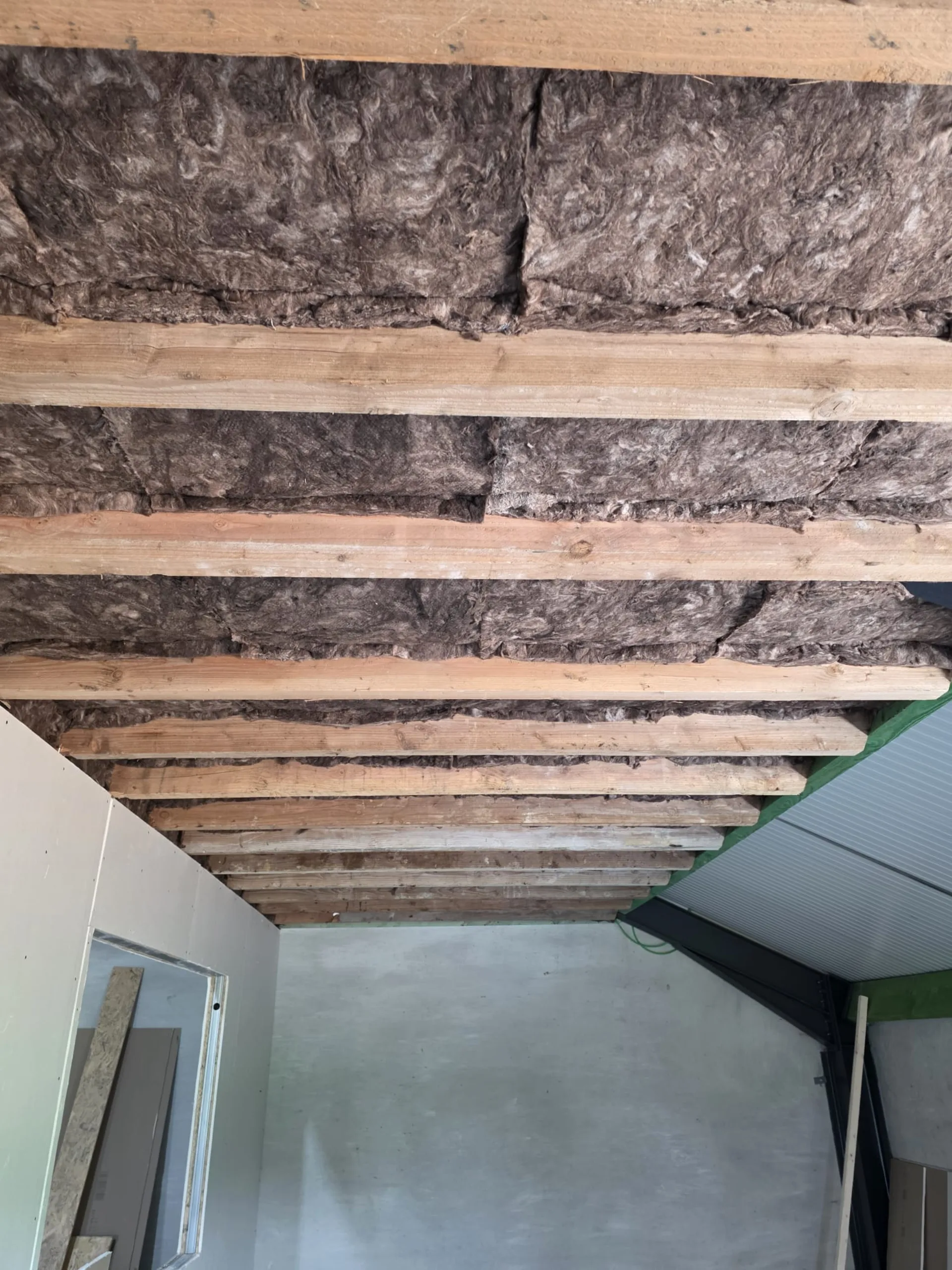 Isolation plafond laine de roche