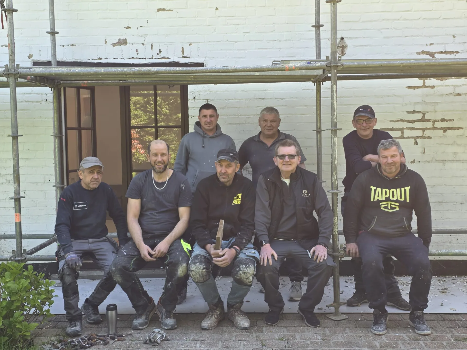 L'équipe DALICIA RENOV sur chantier