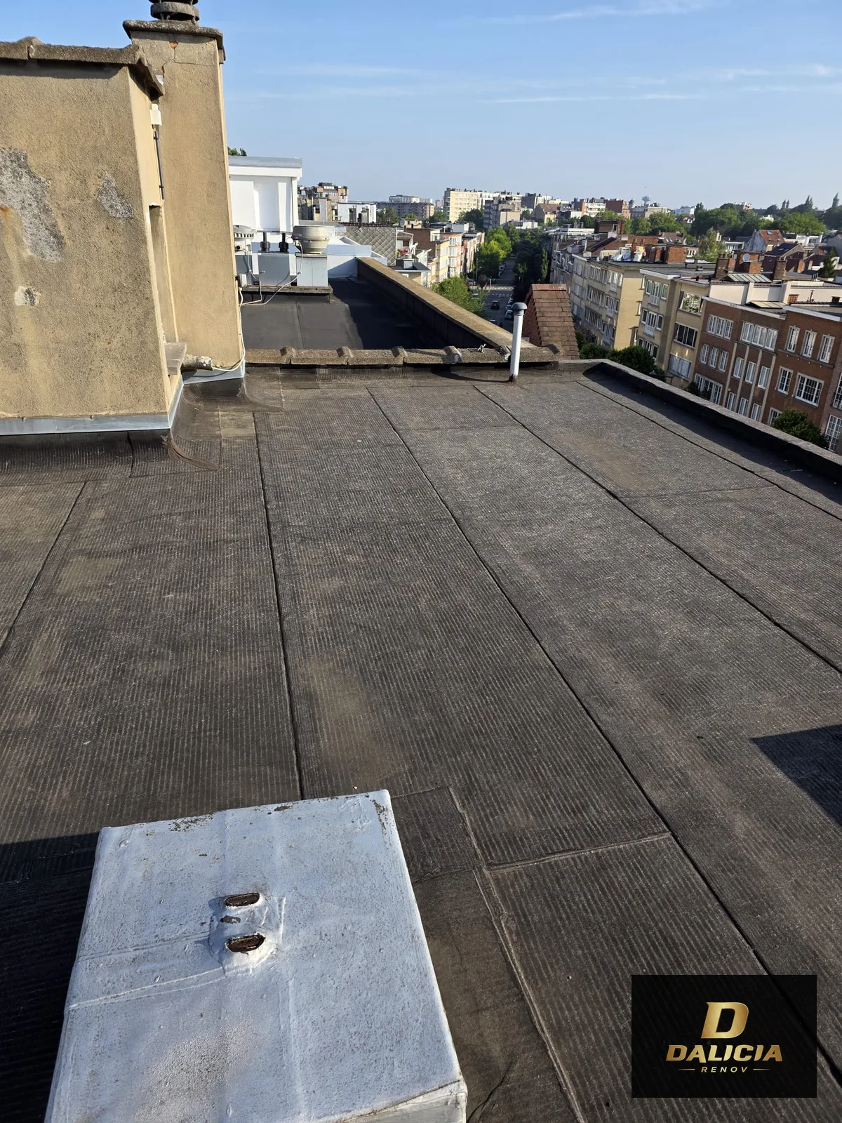 Recouvrement ULTRAFLEX d'une terrasse — Etterbeek — photo 4 (Étanchéité liquide ULTRAFLEX)