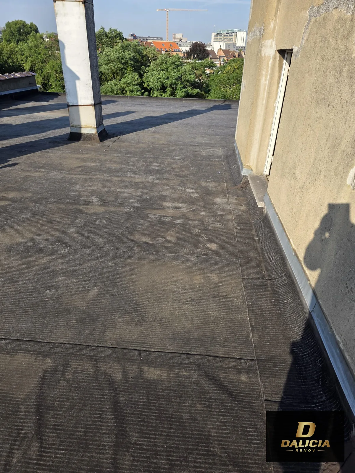 Recouvrement ULTRAFLEX d'une terrasse — Etterbeek — photo 5 (Étanchéité liquide ULTRAFLEX)